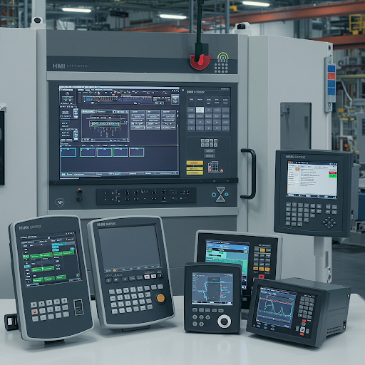 HMI equipment setup for industrial repair