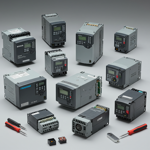 Variable Frequency Drives arranged for repair