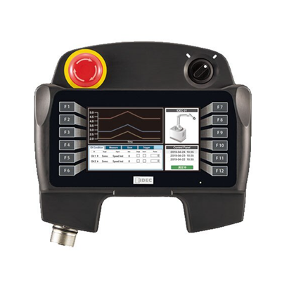 Industrial robot teach pendant used for programming and jogging